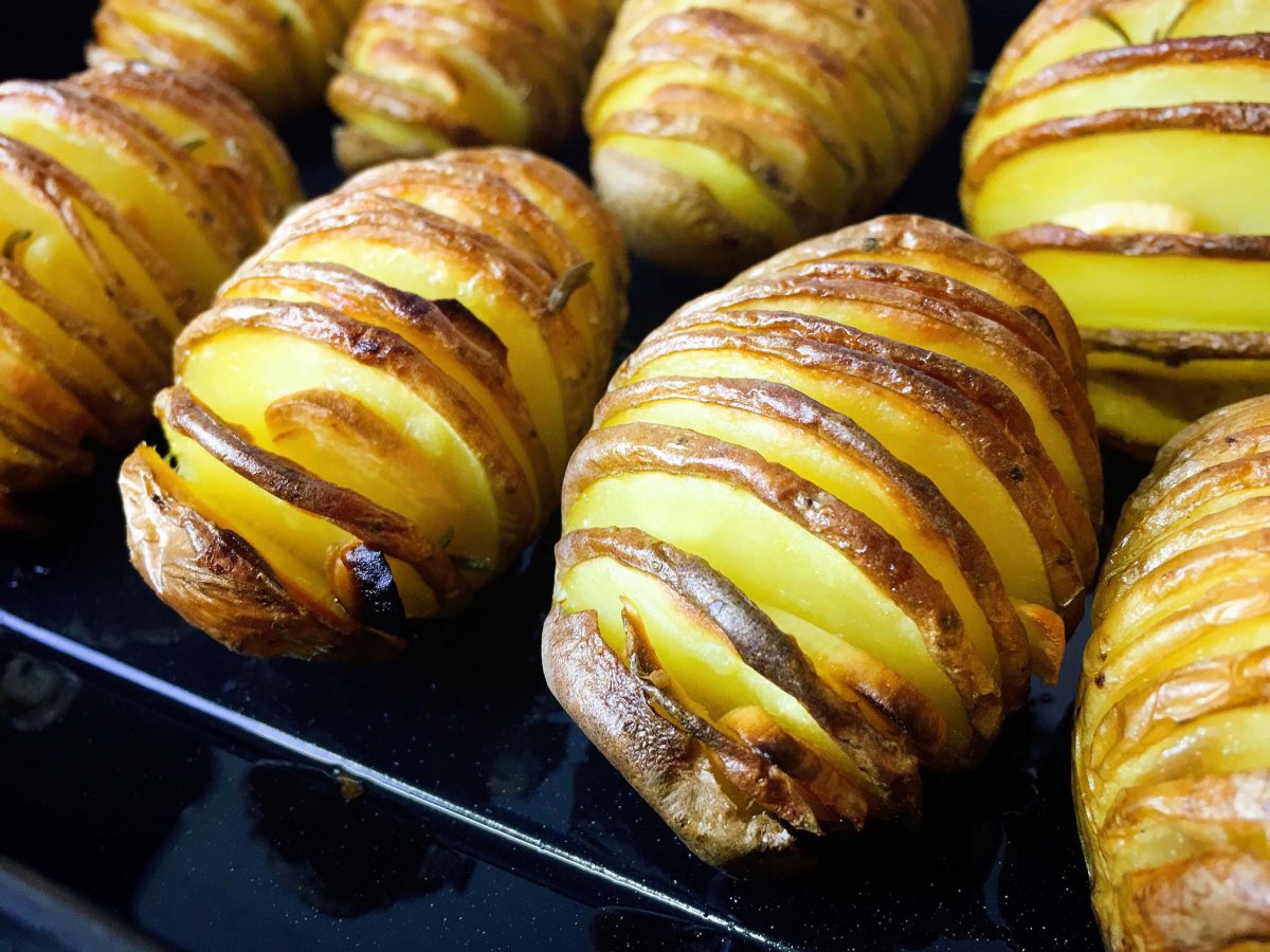 Hasselback Kartoffeln Rezept | Kartoffeln á La Hasselbacken