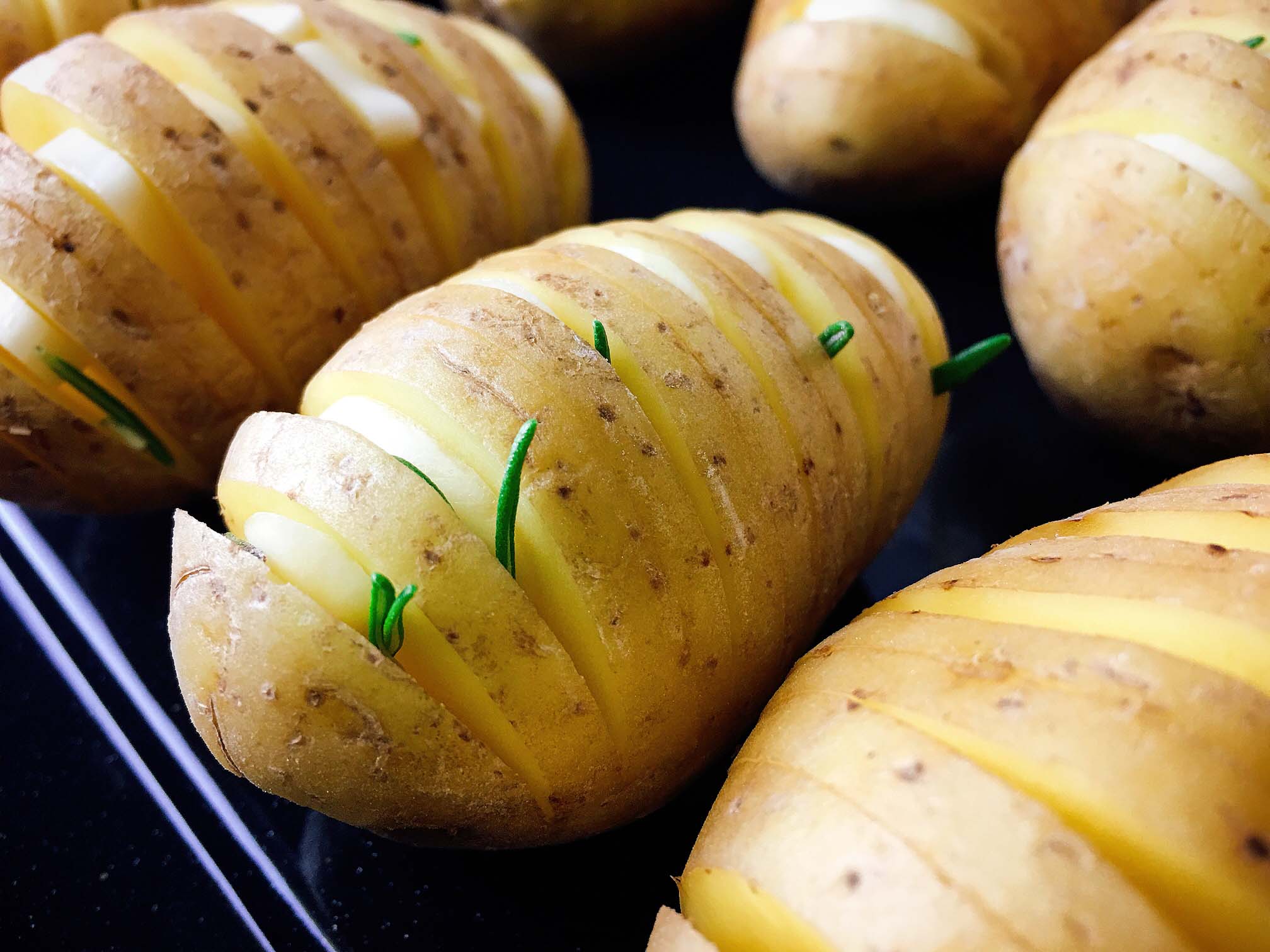 Hasselback Kartoffeln Rezept | Kartoffeln á La Hasselbacken