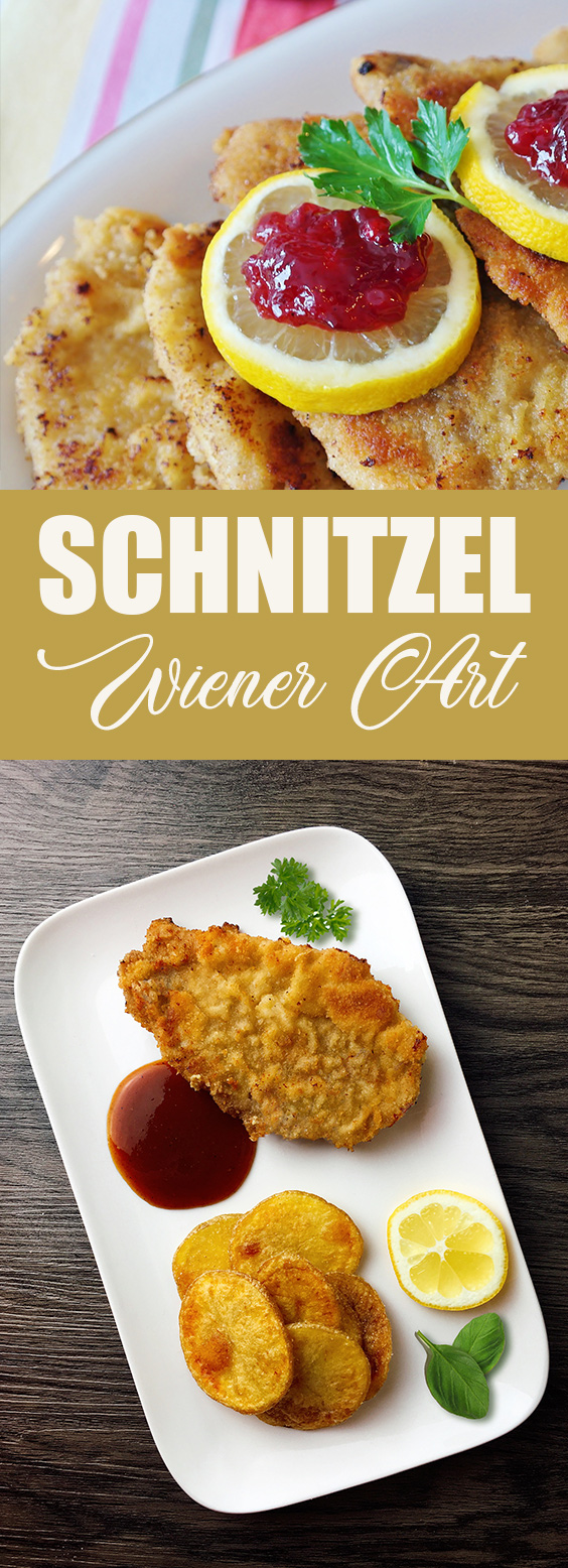 Schnitzel Wiener Art Rezept | Paniertes Schweineschnitzel